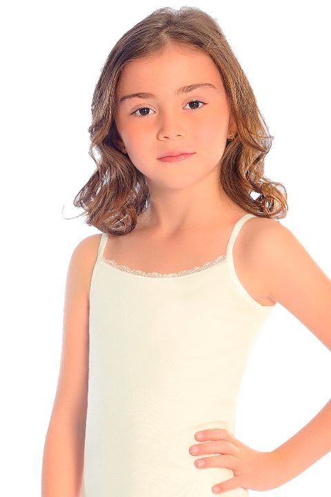 Pamuk Ribana İnce Askılı Kız Çocuk Atlet Öts 8020